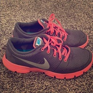 Nike athletic shoes.